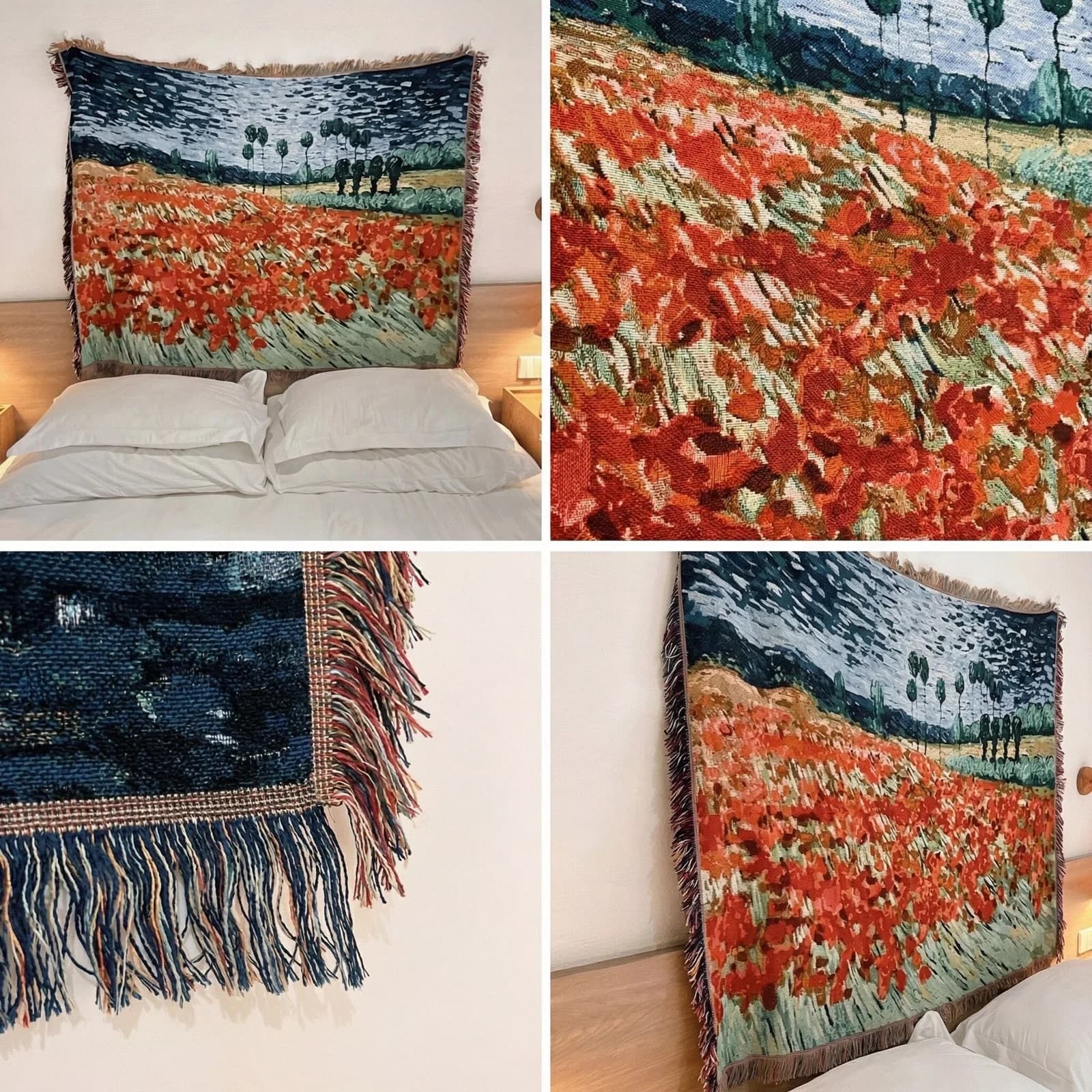 Preproga v slogu Van Gogha za kavč ali steno